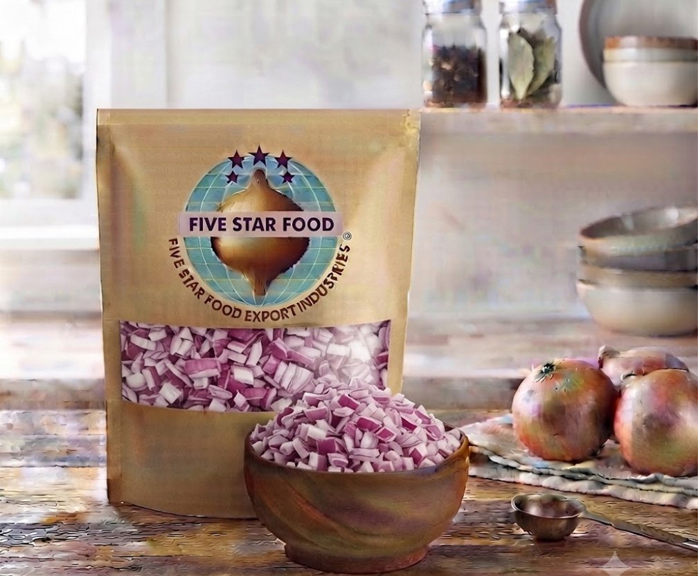 Dehydrated Red Onion Chopped
